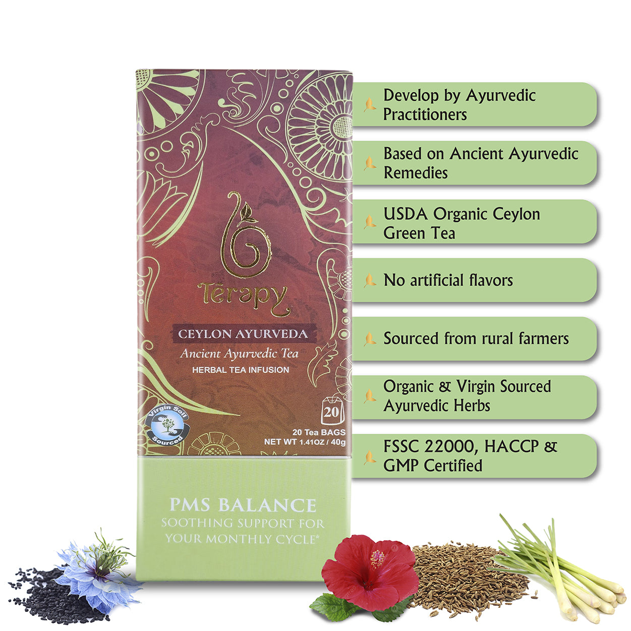 PMS Balance Tea - Herbal Blend for Menstrual Comfort USA Online (9638988644673)